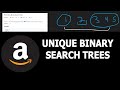 Unique Binary Search Trees - Leetcode 96 - Python Dynamic Programming