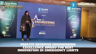 Prolite Autoglo Limited recieves the Engineering Excellence Award | Most Innovative Products