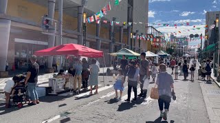 「カルチュアロード」「よさこい津軽」同時開催で賑わう土手町通り