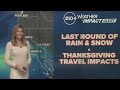 California Weather | Atmospheric River impacting Thanksgiving holiday travel