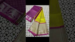 3999 mangalagiri pure handloom patt saree kanchi border contact rich Pall with blouse