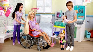 Barbie & Ken Family Have a New Baby Story - Titi Toys