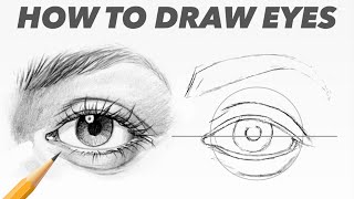 HOW TO: Draw Realistic Eyes | Top 3 Trick Tips To Improve