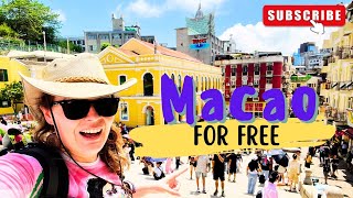 Macau for free!😮 This is your guide 🇲🇴 🇵🇹 🇨🇳  #macau #macao #visitchina #solotravel