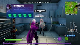 Fortnite - Talk To Big Mouth And Complete The Tooth Ache Questline
