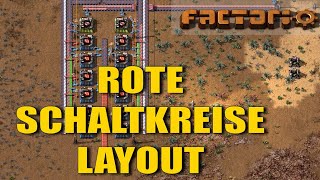 Rote Schaltkreise Layout | Factorio Tutorial