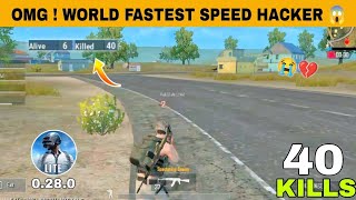 40 Kills ! This Hacker Killed All Lobby Only 6 Minits 🔥| PUBG Mobile Lite World Fastest Speed Hacker