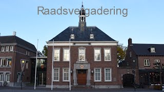 Raadsvergadering gemeente Gemert-Bakel