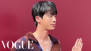 BTS's Jin on the Gucci Red Carpet