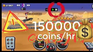 Hill Climb Racing 2: 150 000 COINS PER HOUR - EARN QUICKLY FAST