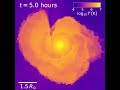 [Temperature] 0.8 Msol + 0.4 Msol, b = 0.1