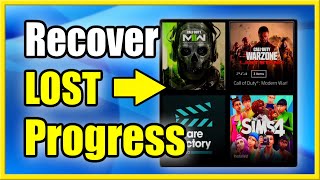 How to Recover Deleted Game Saves on PS5 using Cloud Storage (Lost Progress FIXED)