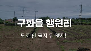 제주시 구좌읍 행원리 도로 한 필지 뒤 맹지