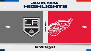 NHL Highlights | Kings vs. Red Wings - January 13, 2024