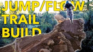 Building a JUMP/FLOW Trail in their BACKYARD! | MTB Trail Building in California
