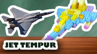 Cara Membuat Lego Pesawat Jet Tempur | Lego Block