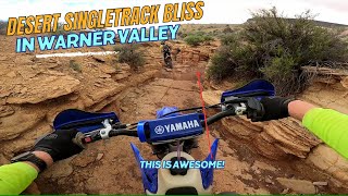 Desert Singletrack Bliss | Warner Valley Singletrack on the YZ250X