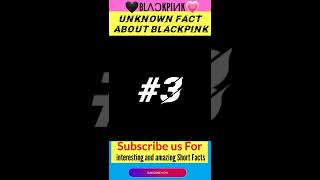 Some Amazing Facts About Blackpink 💗 || @Blackpink #shorts #blackpink
