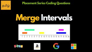 Merge Intervals - Placement Essentials - Leetcode 56 - tamil