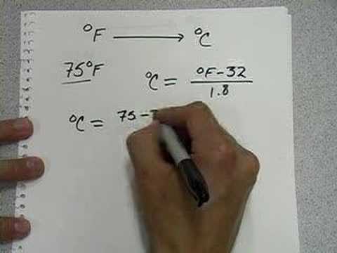 Fahrenheit to Celsius Conversion Fahrenheit to Celsius Conversion