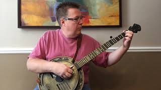 Nedski tries out the Rickard Banjos Resophonic Banjo