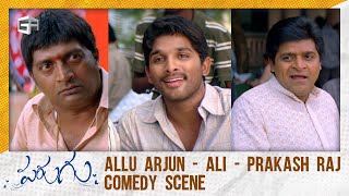 Parugu Telugu Movie | Allu Arjun - Ali - Prakash Raj Comedy Scene | Sheela, Sunil, Srinivas Reddy