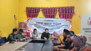 RAPAT KERJA TEKNIK PENGAWASAN KAMPANYE PADA MASA TENANG