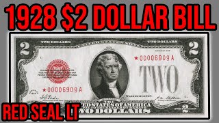 1928 Red Seal $2 Dollar Bill Complete Guide - How Much Is It Worth And Why?