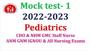 Child Health Nursing/ Pediatric  | Questions & Answers | Gynaecology MCQs 2022-2023 exams