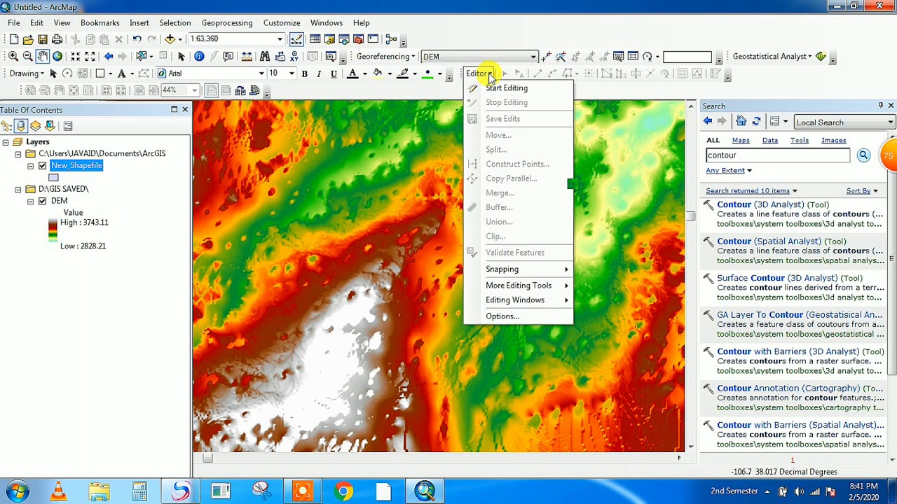 Method 2: How To Extract Study Area From Dem In Arcgis (Extract My Mask ...