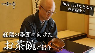 【茶道】紅葉の季節に向けたお茶碗「紅葉御器」をご紹介｜茶人 松村宗亮の一客一亭