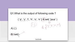 Python: Complete SET with MCQs