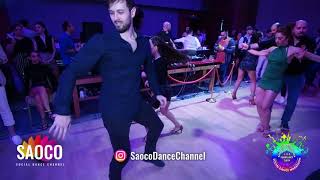 Beycan Erbakan and Seda Sinem Buluç Salsa Dancing at Istanbul Social Dance Marathon, Sat 02.02.2019