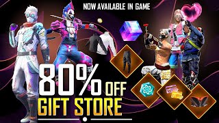 Gift Store 50% Discount Event Free Fire💥🤯| Poker Mp40 Return Bangladesh server | Free Fire New Event