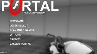 Portal flash version stage 1-10 walkthrough (hd)