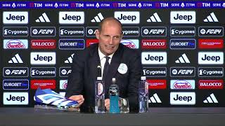 VIDEOCONFERENZA ALLEGRI POST JUVENTUS VERONA 28 10 2023