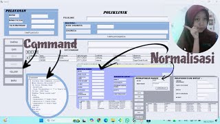 Tugas Analisis dan Perancangan SIK - - Normalisasi from & Menambah Command & Memasukan Perintah/cmd