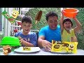 Big vs Mini Ice Cream Challenge !! Ada Es Krim Spongebob Patrick + MILO