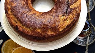 BHawramyFood- Orange Bundt cake- کێک بە شەربەتی پرتەقا #bundtcake #cake #orangecake