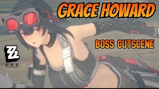 Boss Fight Cutscenes for Grace Howard in【Zenless Zone Zero】 CBT2 Trust Mission Animations