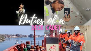 Duties of a deck cadet on a ship | What work a deck cadet do after joining the ship ?