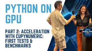 Python GPU Acceleration with CuPyNumeric: First tests & Benchmarks
