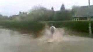 Scalby Road Gets Flooded