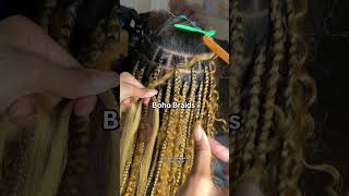 HOW TO TUCK BRAID| KNOTLESS BRAIDS| BOHO BRAIDS