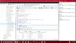 SQL Numeric Functions - Aggregates