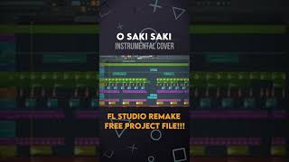 O SAKI SAKI (Instrumental Cover) | Free FL Studio Project File ⬇️ #shorts