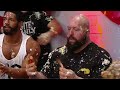 Raw Superstars fight with their food