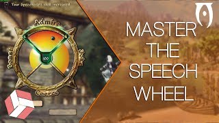 Oblivion - Persuasion Tutorial; Speechcraft Wheel Explained. (2019 Tutorial)