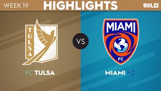 7.12.2023 | FC Tulsa vs. Miami FC - Game Highlights