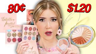 Trying The Cheapest Makeup I could find *some good finds and some fails*